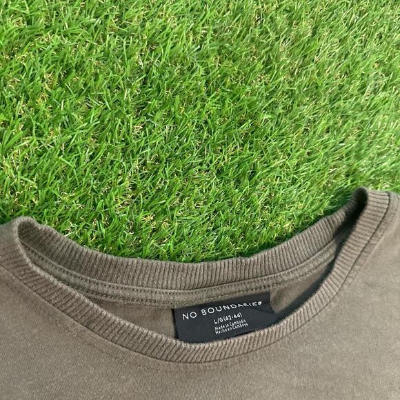 No boundaries 'Disciple' Band Olive Green T-Shirt - Picture 4 of 6